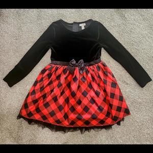 Girls special event dress, long sleeves, Size M